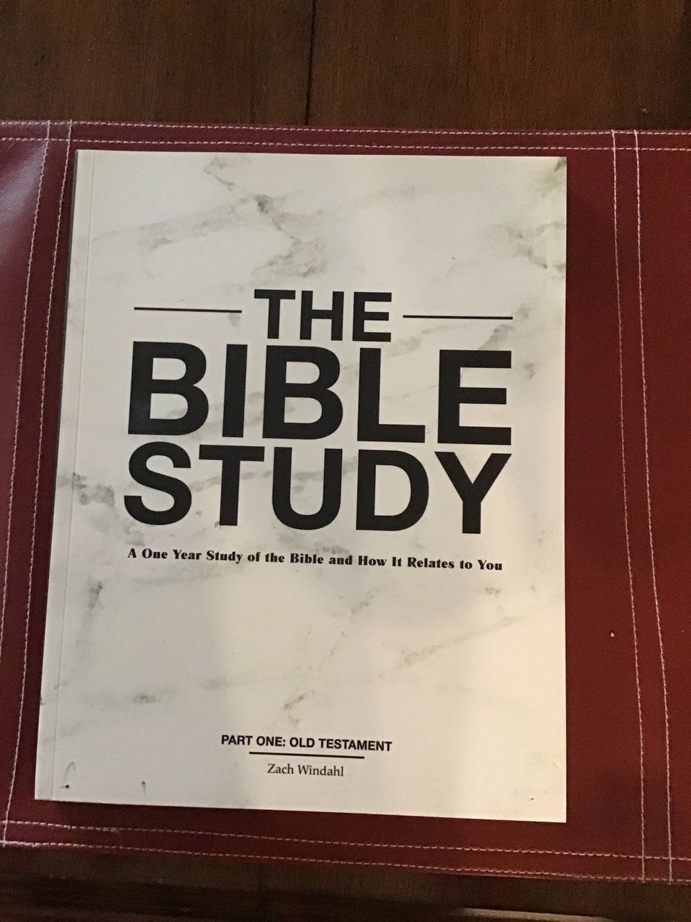 Book, The Bible Study, A one year study  and how it relates to you